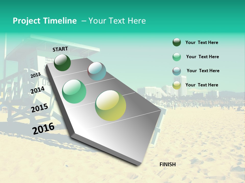 Golden Wallpaper Water PowerPoint Template