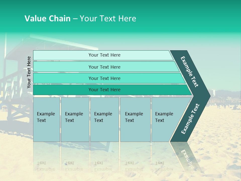 Golden Wallpaper Water PowerPoint Template