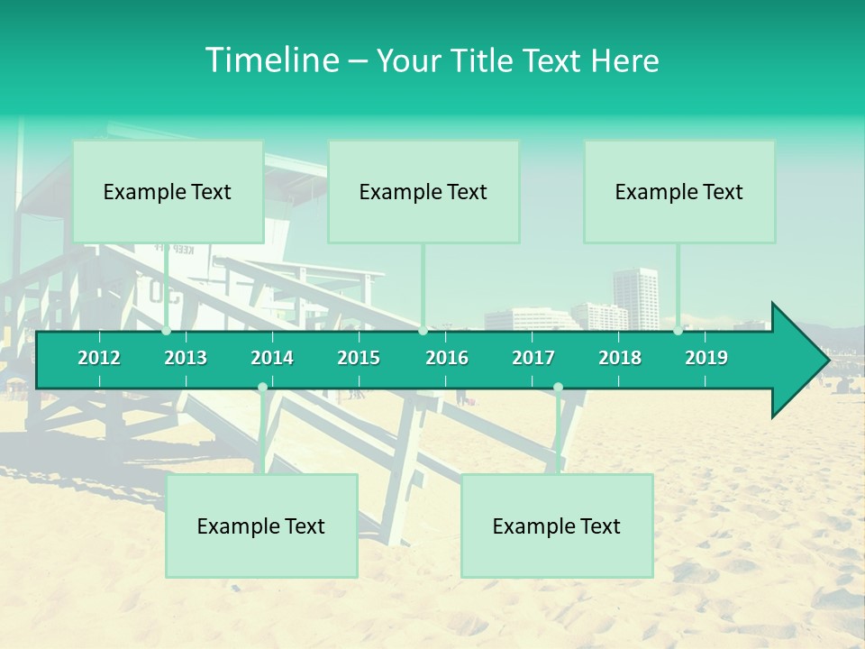 Golden Wallpaper Water PowerPoint Template