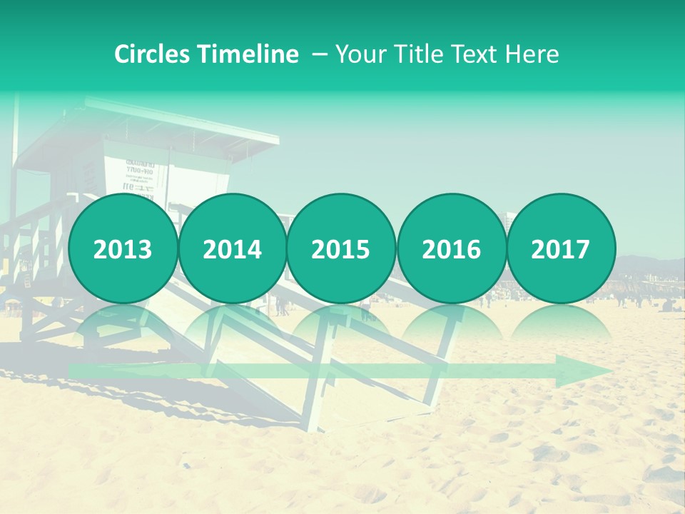 Golden Wallpaper Water PowerPoint Template