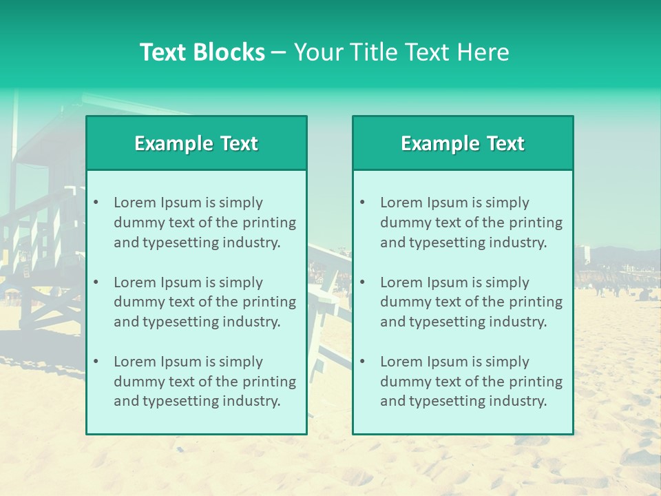 Golden Wallpaper Water PowerPoint Template