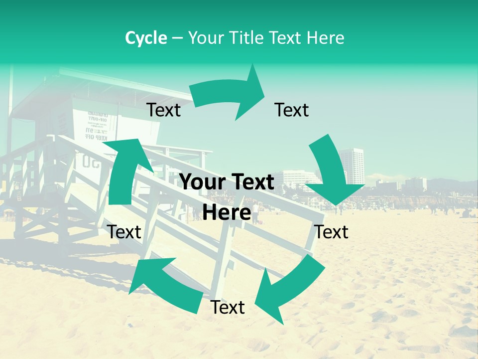 Golden Wallpaper Water PowerPoint Template