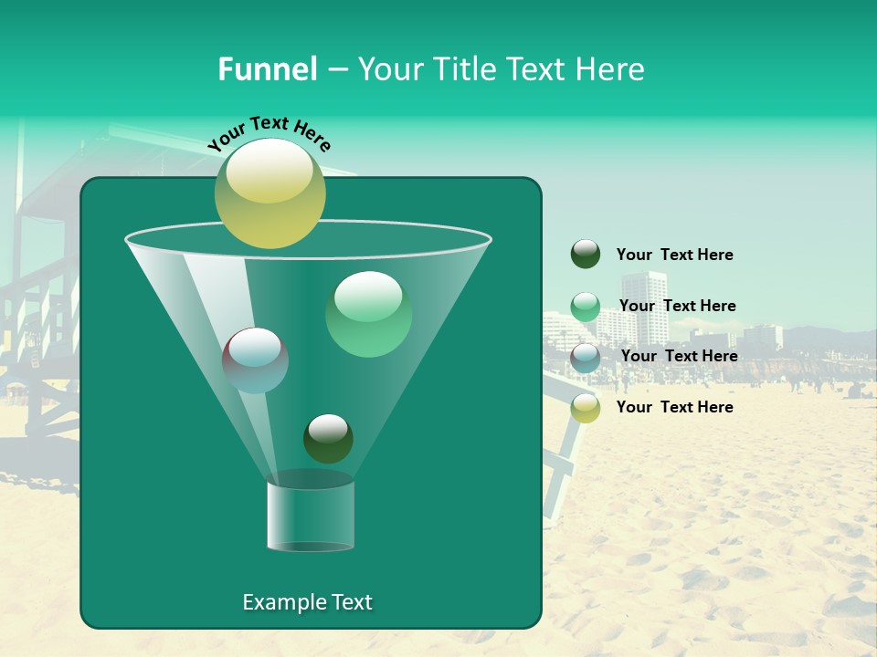 Golden Wallpaper Water PowerPoint Template