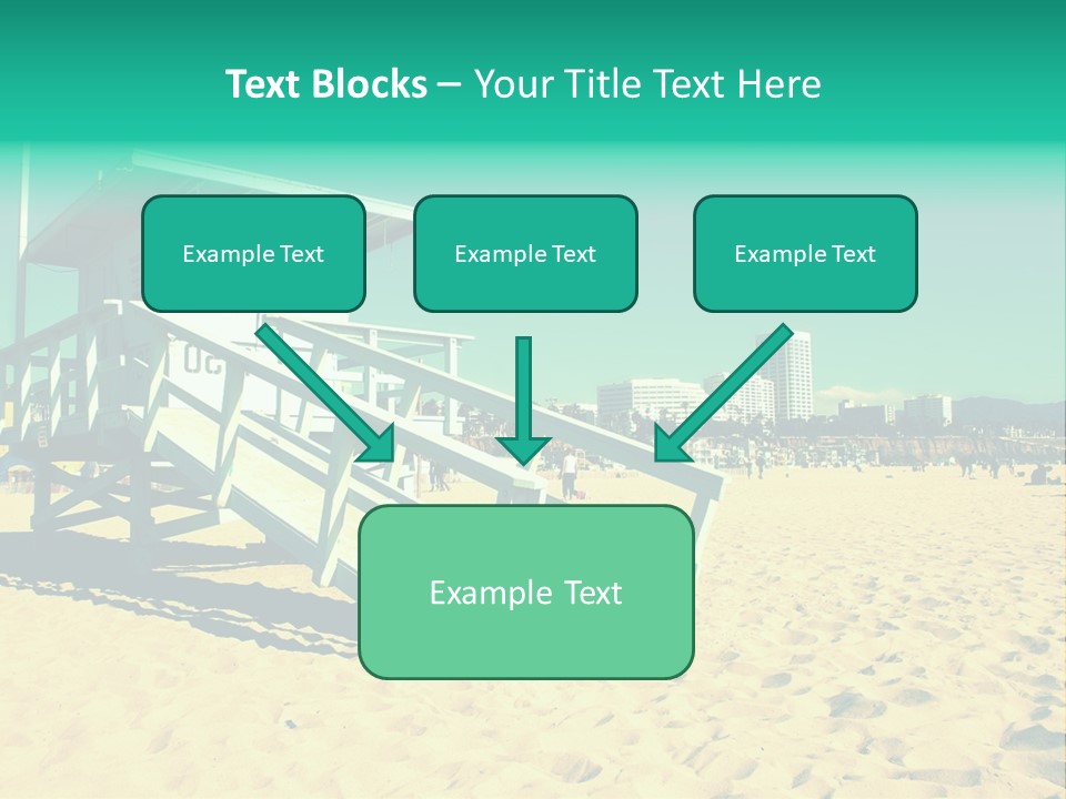 Golden Wallpaper Water PowerPoint Template