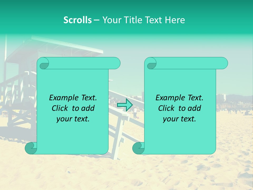 Golden Wallpaper Water PowerPoint Template