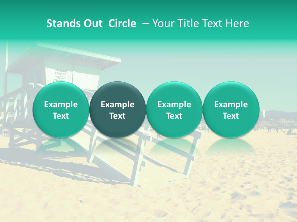 Golden Wallpaper Water PowerPoint Template