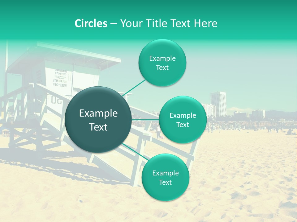 Golden Wallpaper Water PowerPoint Template