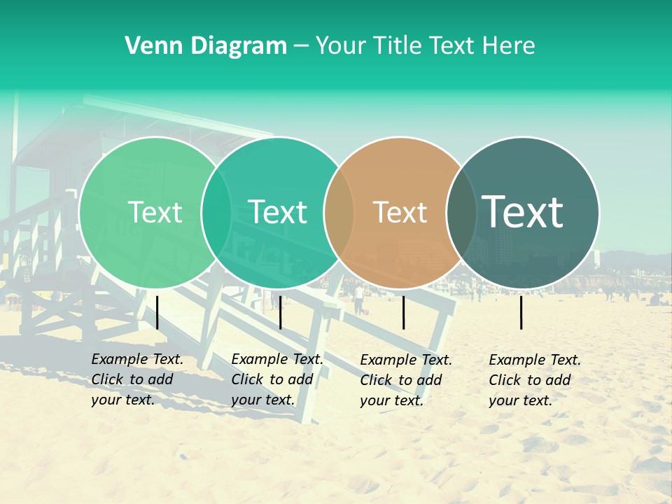 Golden Wallpaper Water PowerPoint Template