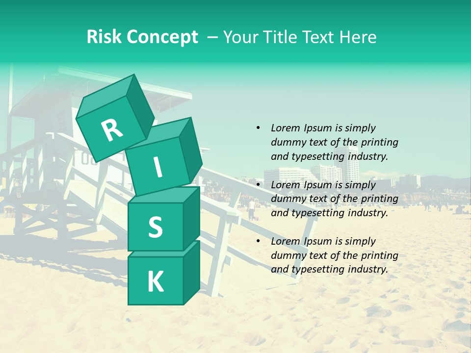 Golden Wallpaper Water PowerPoint Template