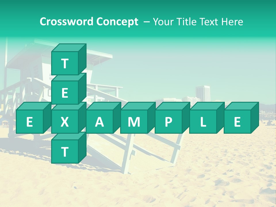 Golden Wallpaper Water PowerPoint Template