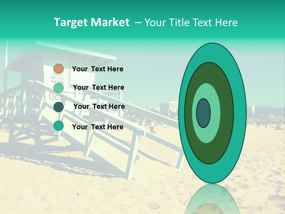 Golden Wallpaper Water PowerPoint Template