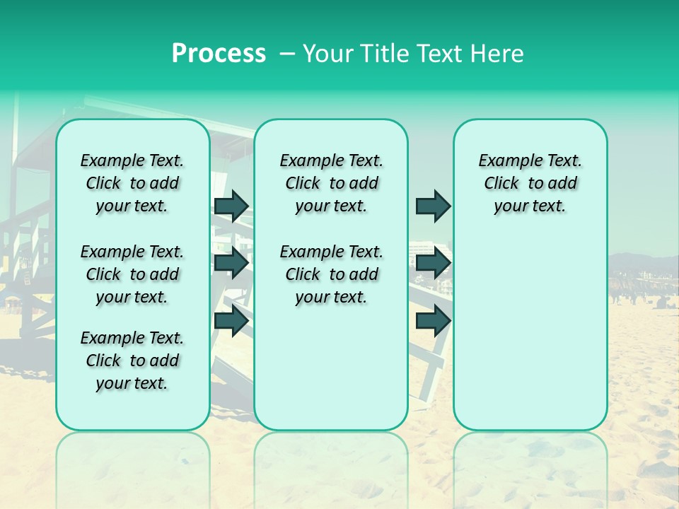 Golden Wallpaper Water PowerPoint Template