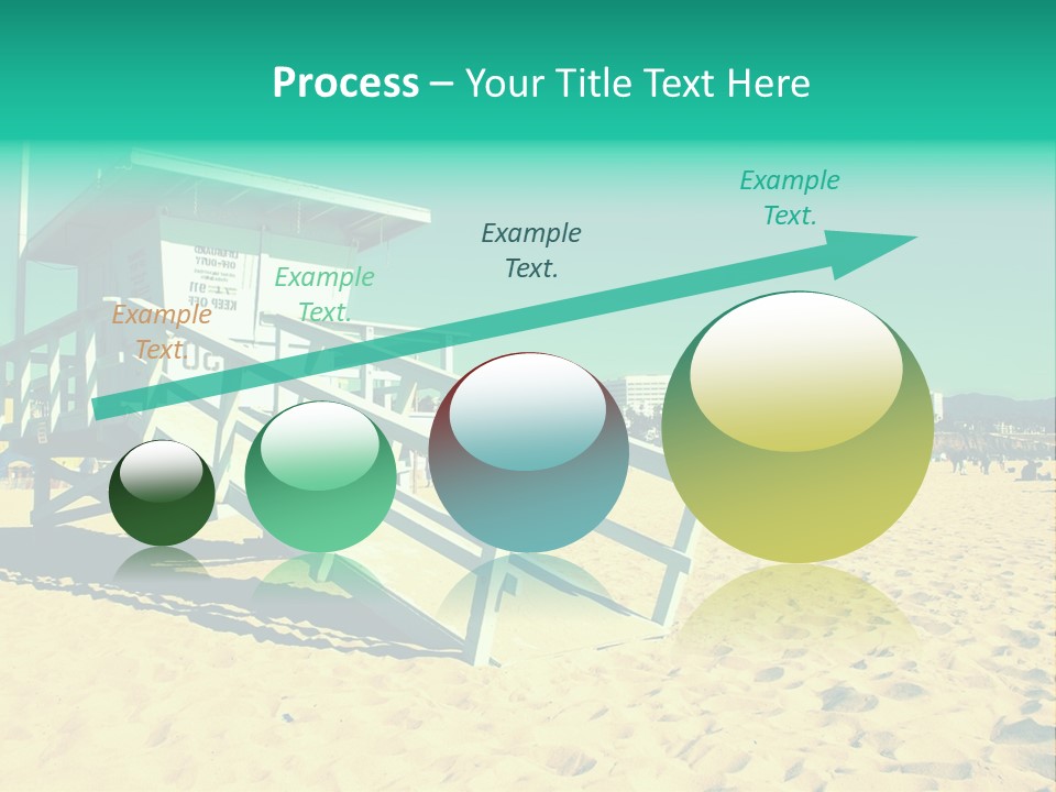 Golden Wallpaper Water PowerPoint Template