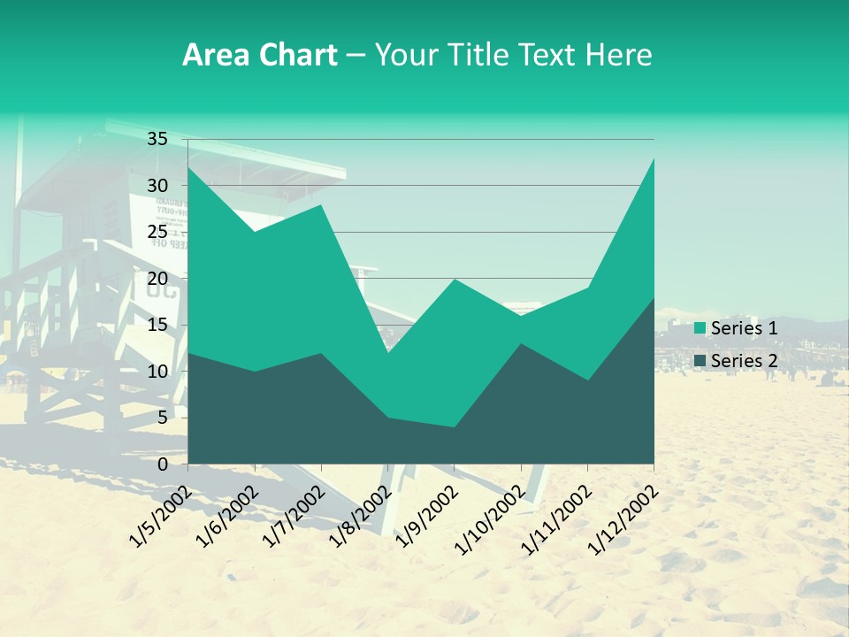 Golden Wallpaper Water PowerPoint Template