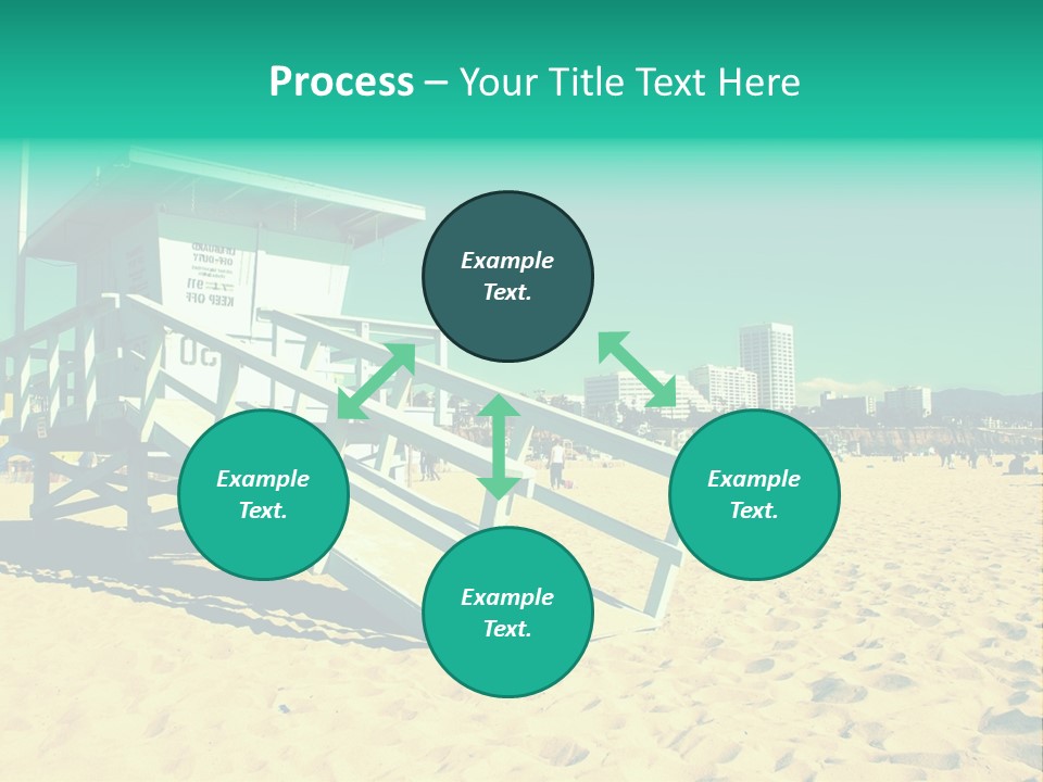 Golden Wallpaper Water PowerPoint Template