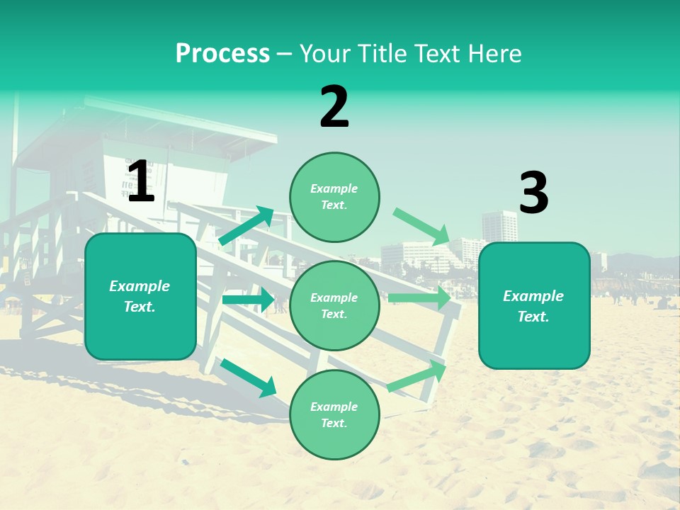 Golden Wallpaper Water PowerPoint Template