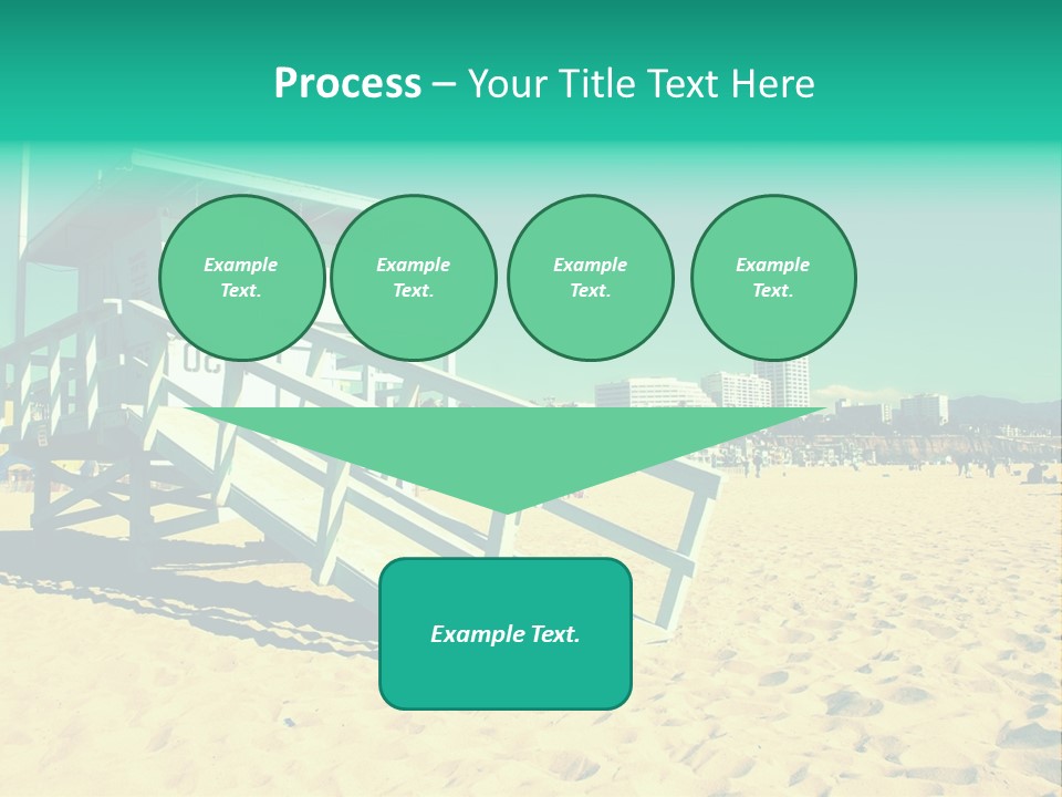 Golden Wallpaper Water PowerPoint Template