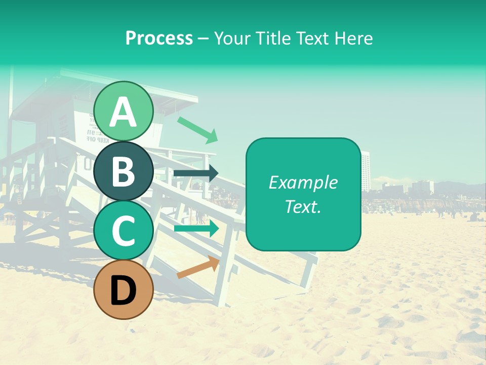 Golden Wallpaper Water PowerPoint Template