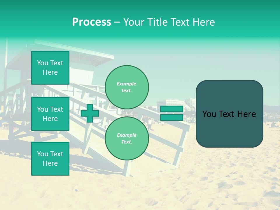 Golden Wallpaper Water PowerPoint Template