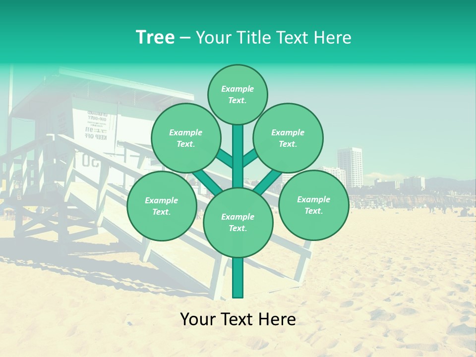 Golden Wallpaper Water PowerPoint Template