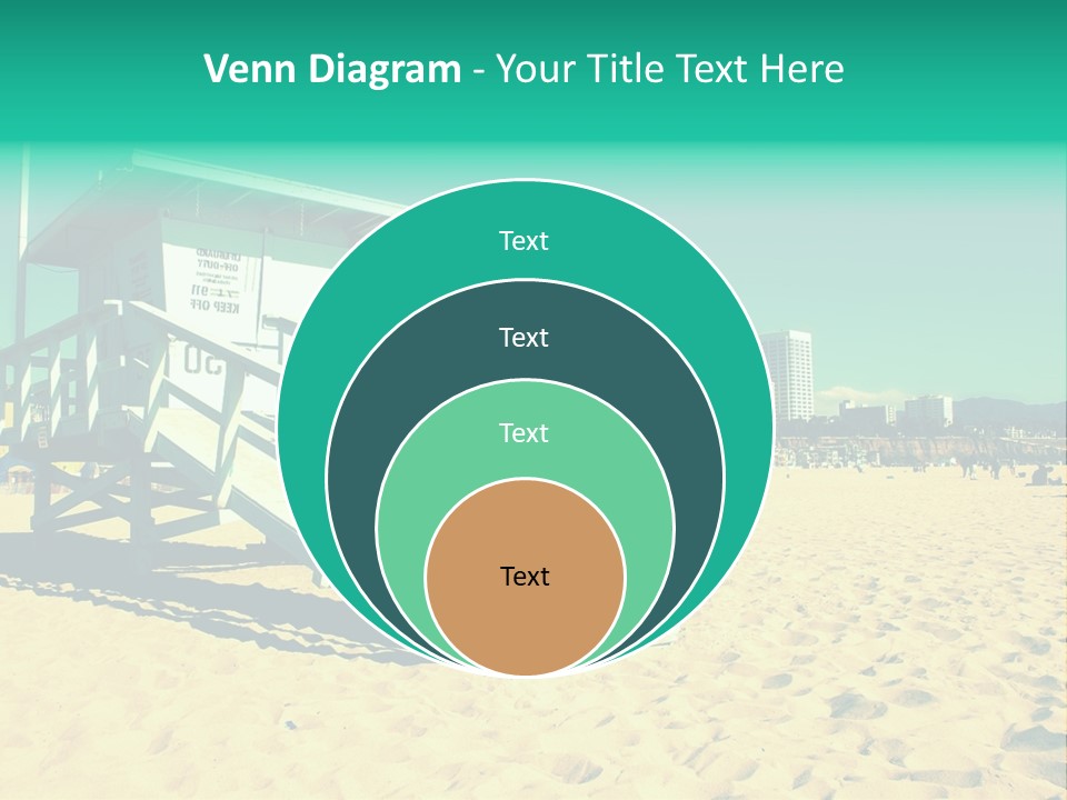 Golden Wallpaper Water PowerPoint Template