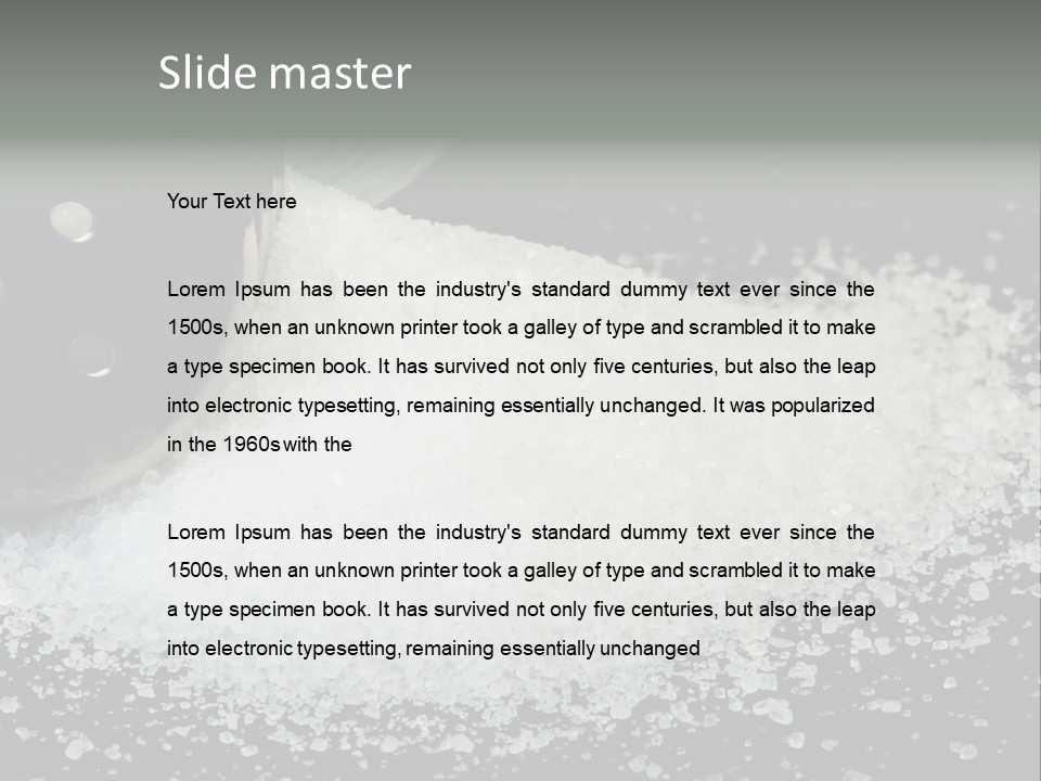 Bottle Sodium Care PowerPoint Template