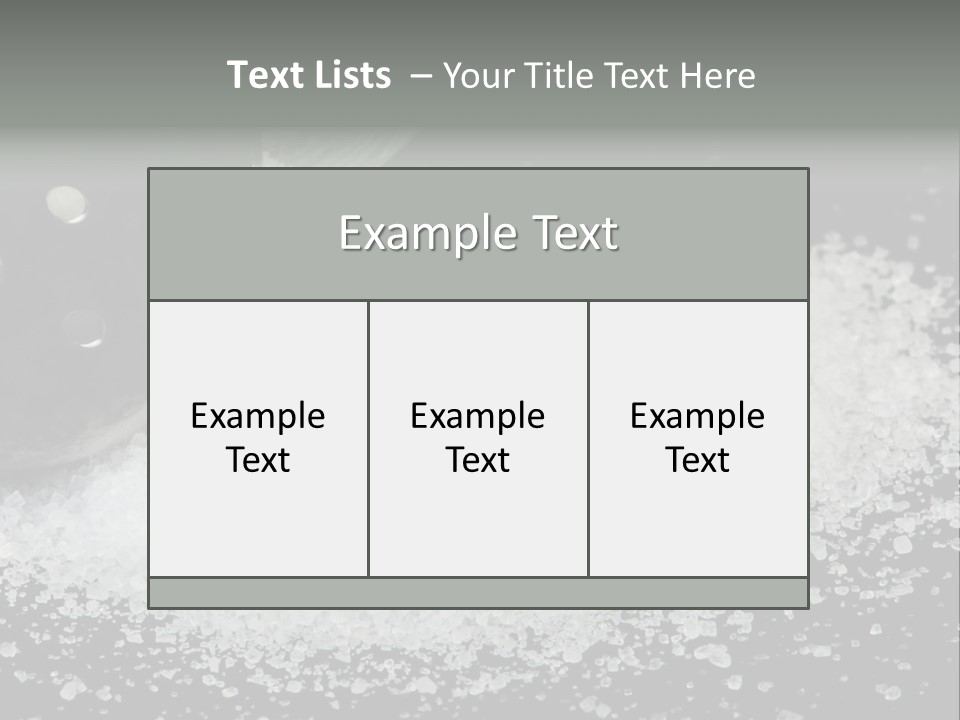 Bottle Sodium Care PowerPoint Template