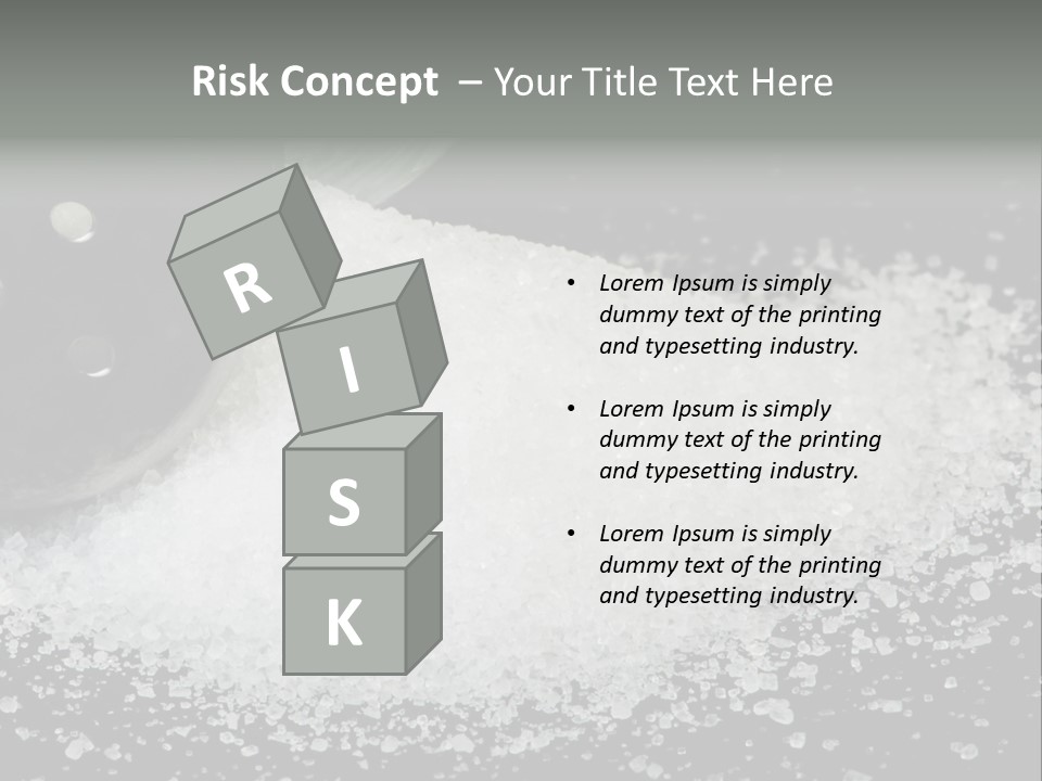 Bottle Sodium Care PowerPoint Template