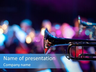 March Detail Drumband PowerPoint Template