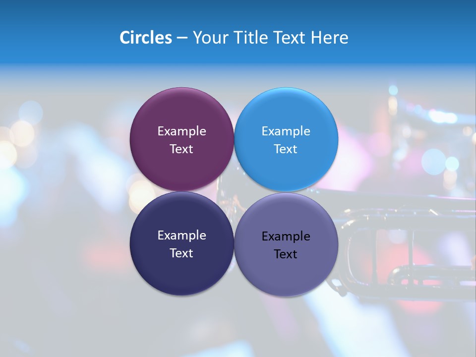 March Detail Drumband PowerPoint Template