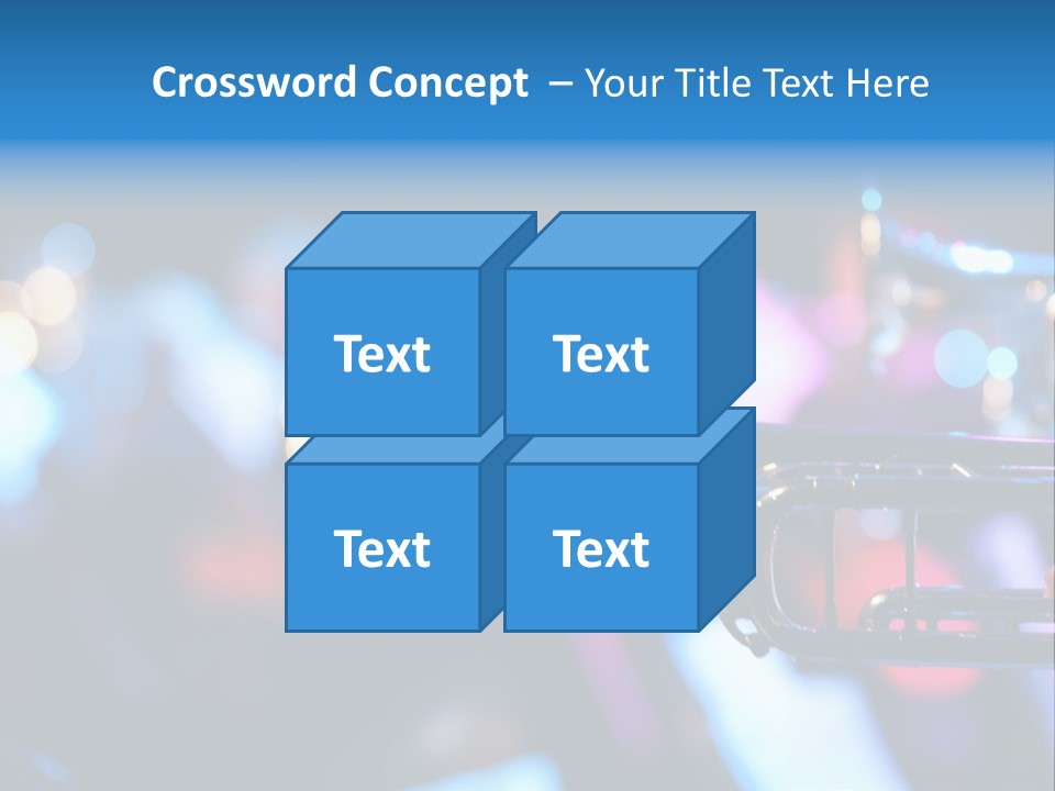 March Detail Drumband PowerPoint Template