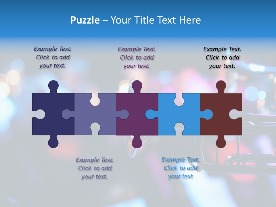 March Detail Drumband PowerPoint Template