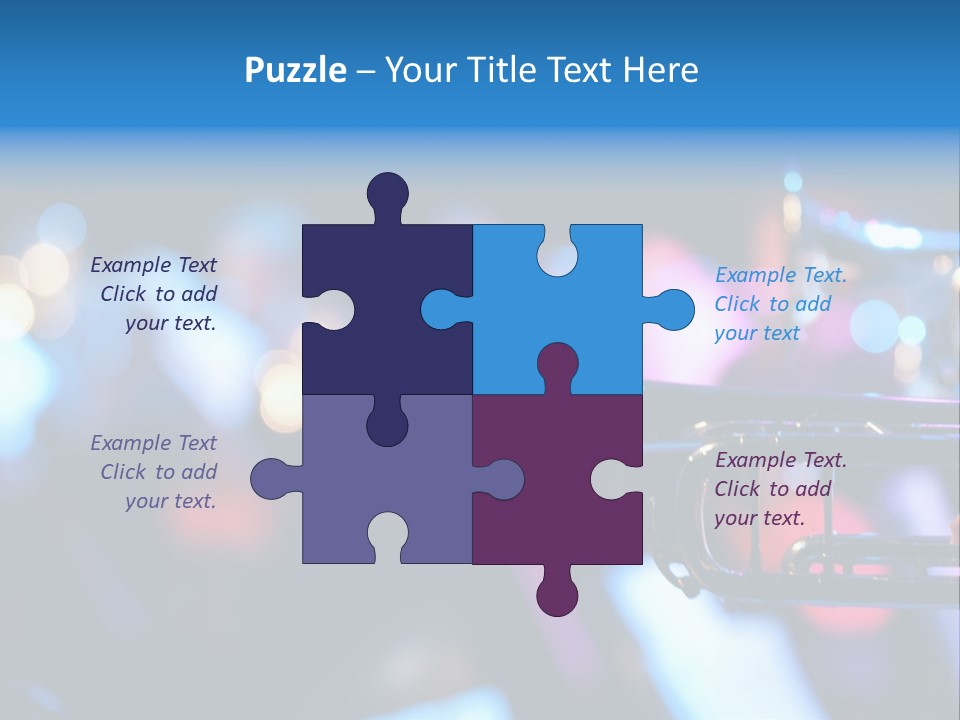 March Detail Drumband PowerPoint Template