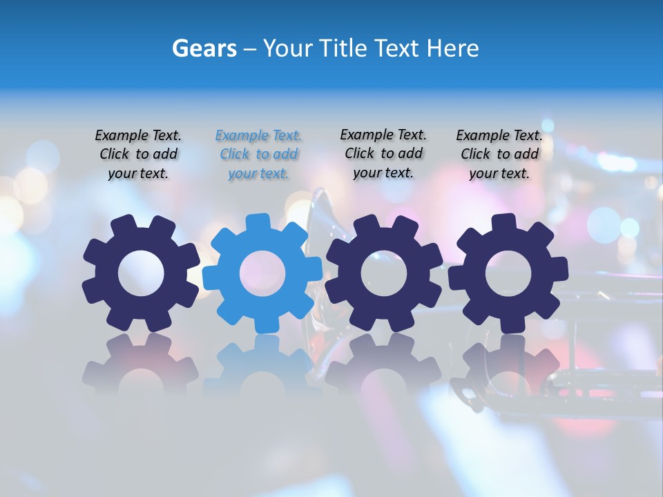 March Detail Drumband PowerPoint Template