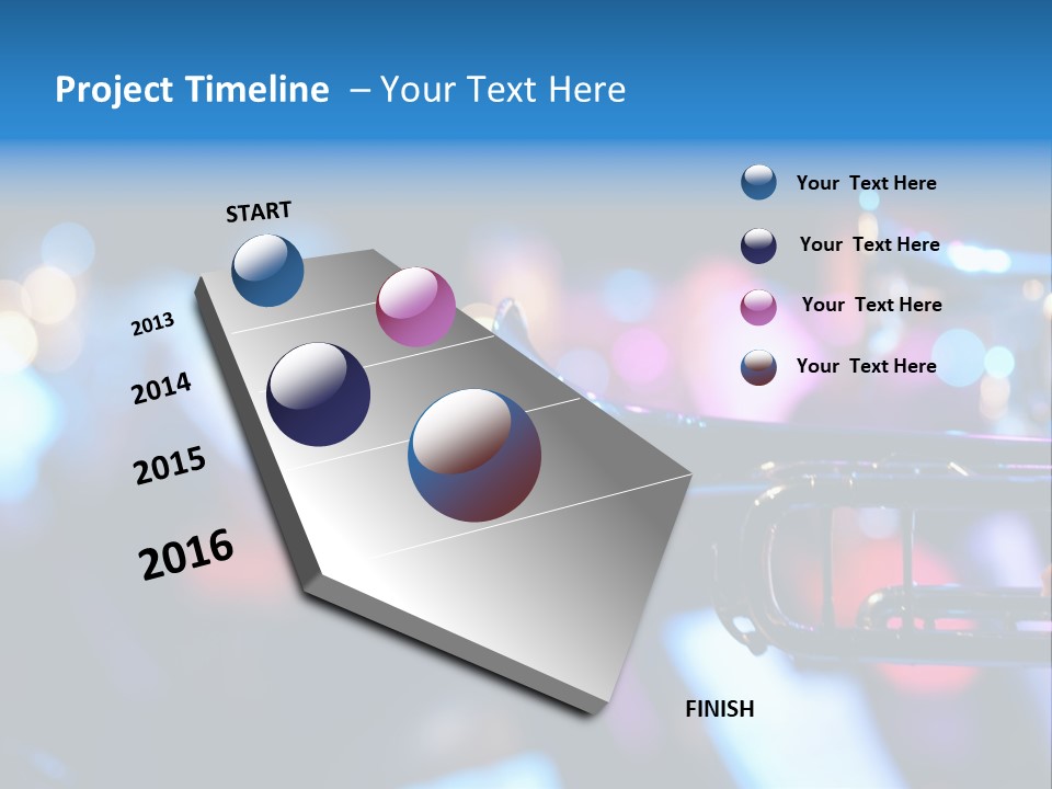 March Detail Drumband PowerPoint Template