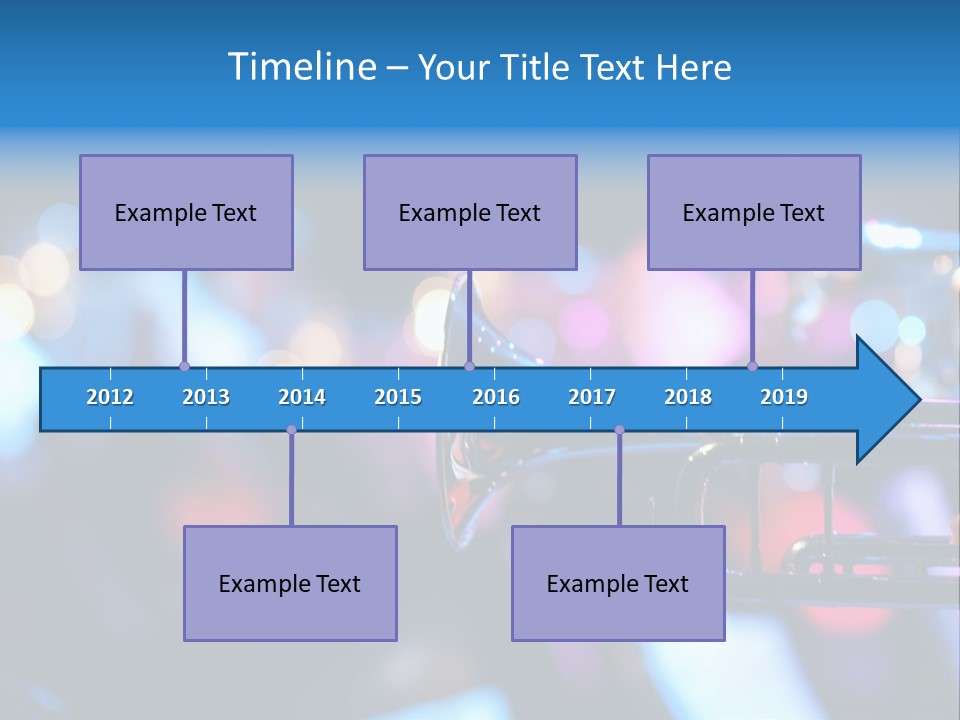 March Detail Drumband PowerPoint Template