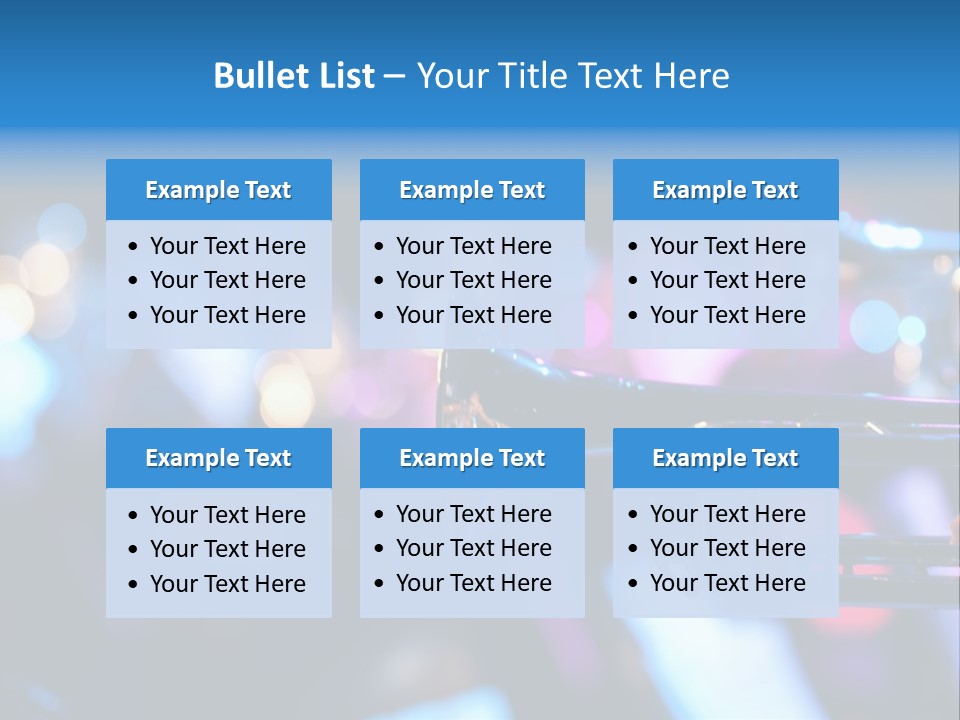 March Detail Drumband PowerPoint Template
