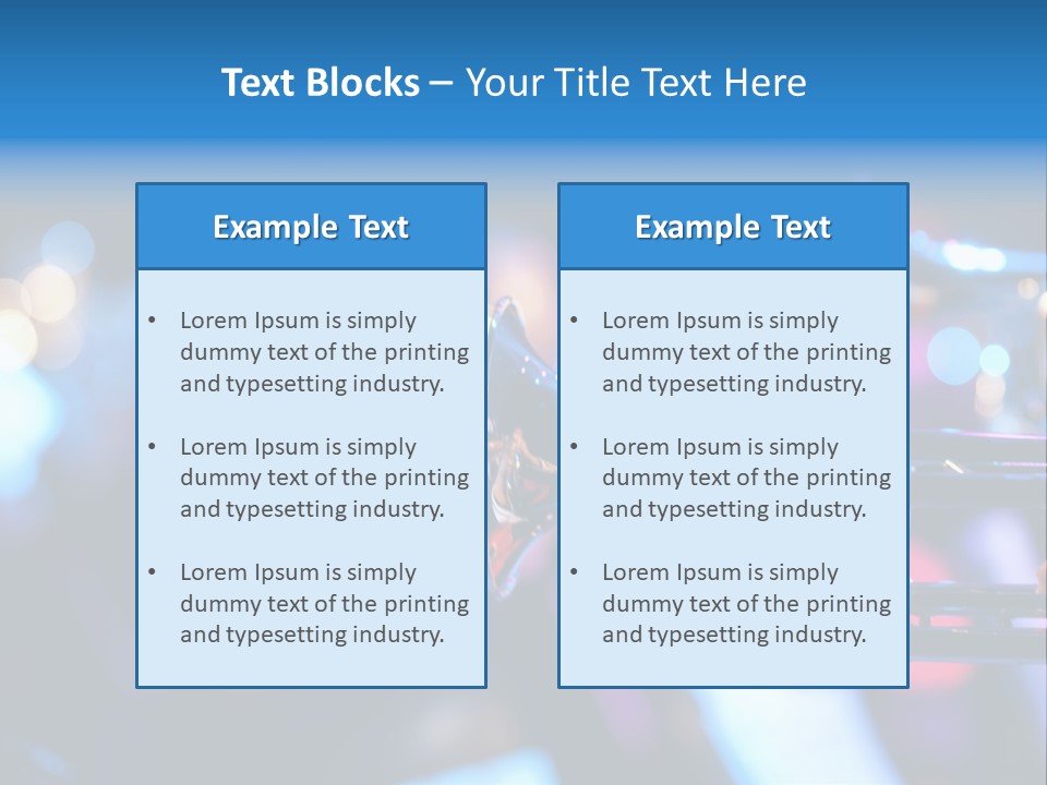 March Detail Drumband PowerPoint Template