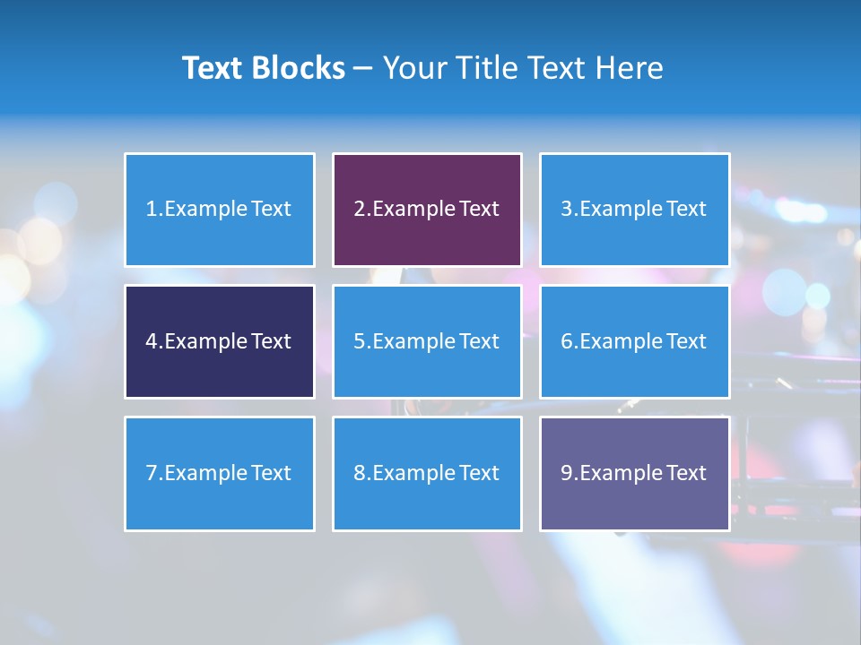 March Detail Drumband PowerPoint Template