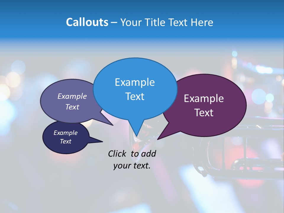 March Detail Drumband PowerPoint Template