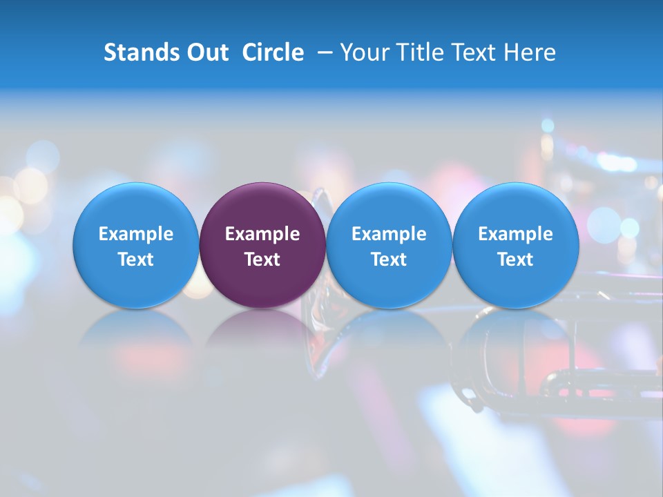 March Detail Drumband PowerPoint Template