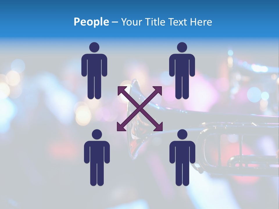 March Detail Drumband PowerPoint Template