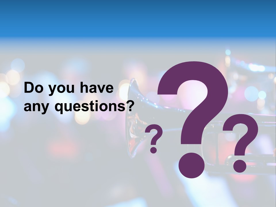 March Detail Drumband PowerPoint Template