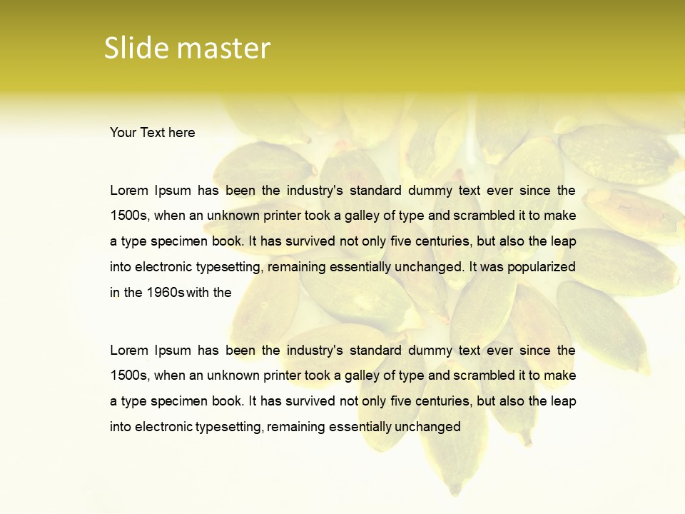 Snack Peeled Season PowerPoint Template