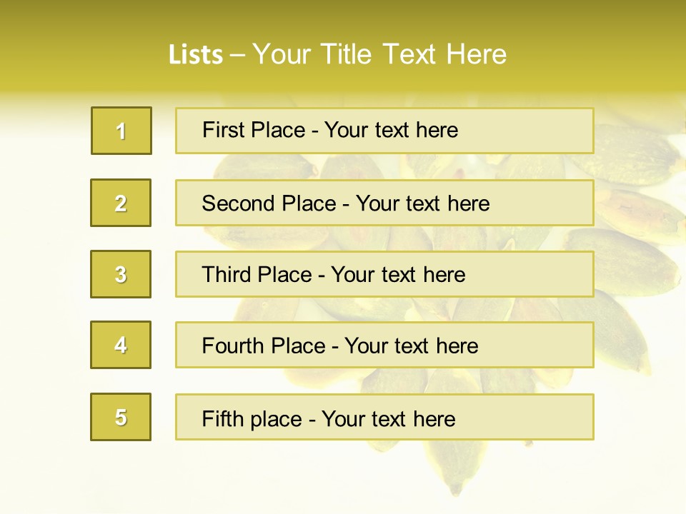 Snack Peeled Season PowerPoint Template