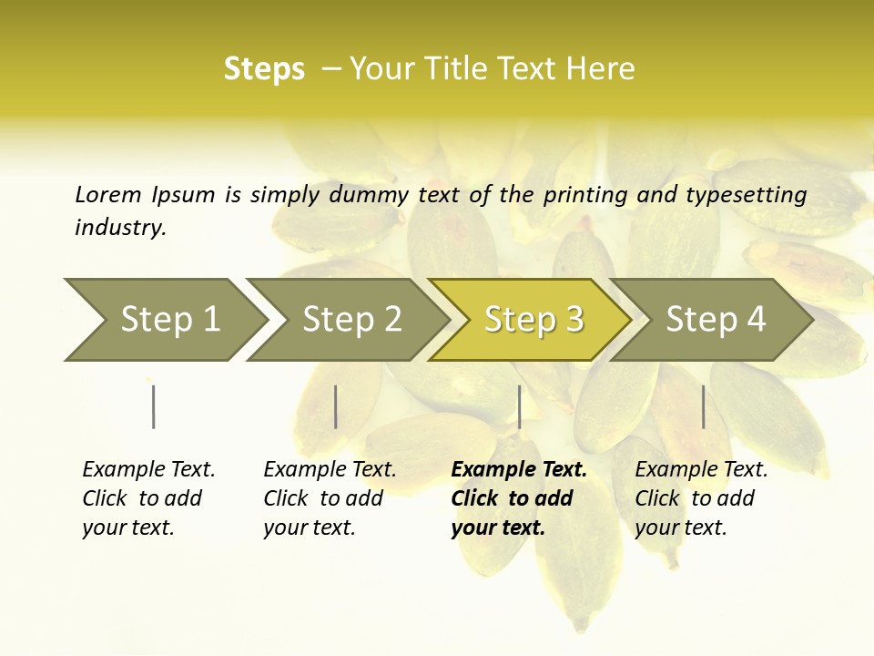 Snack Peeled Season PowerPoint Template
