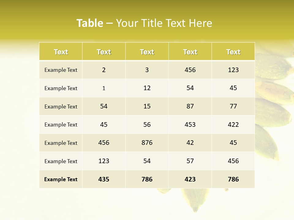 Snack Peeled Season PowerPoint Template