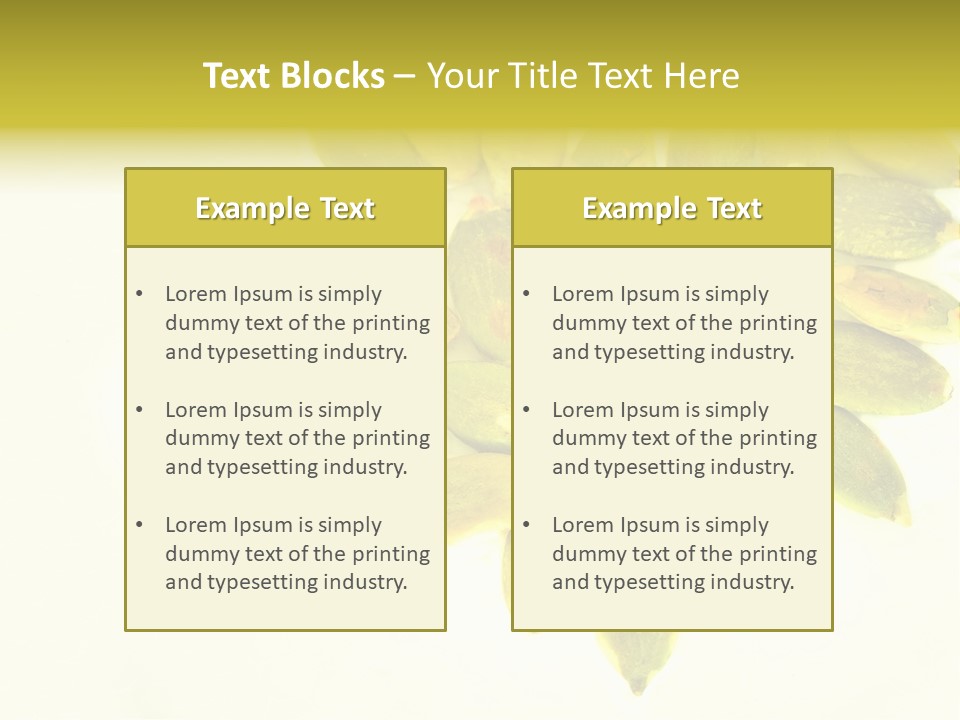 Snack Peeled Season PowerPoint Template
