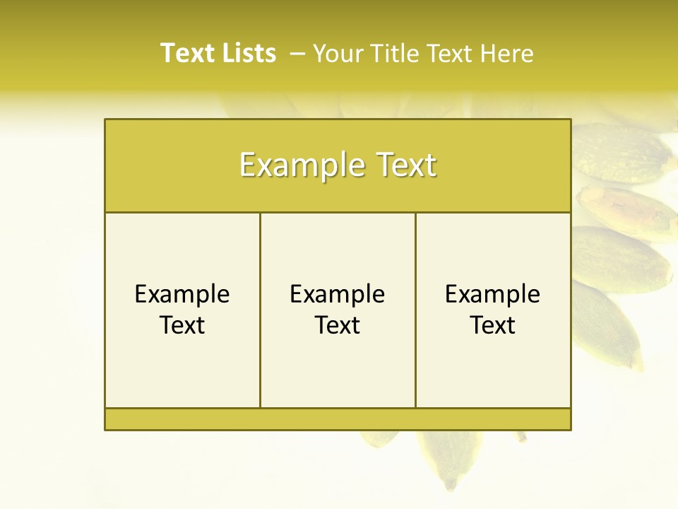 Snack Peeled Season PowerPoint Template