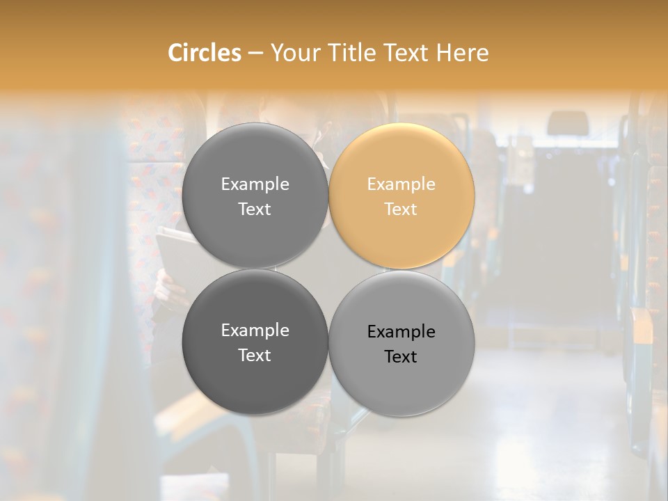 Music Woman Caucasian PowerPoint Template